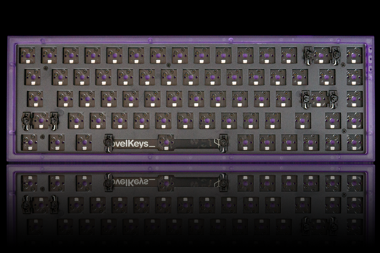 Novelkeys nk65. Хотсвап клавиатура. Purple Custom Keyboard. Entry65.